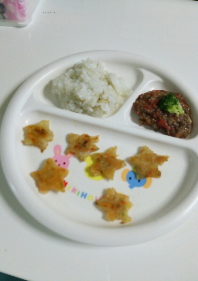 息子11ヶ月夕食献立✨おやきと牛トマト煮-レシピのメイン写真