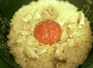 トマトをポン！で簡単炊き込みご飯-レシピのメイン写真