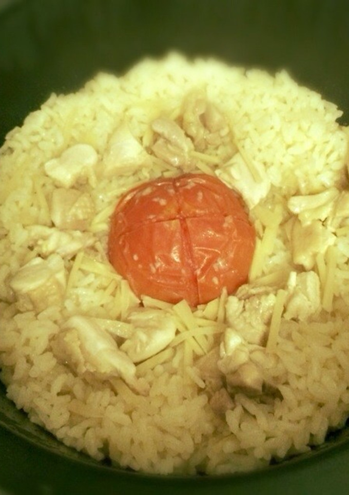 トマトをポン！で簡単炊き込みご飯-レシピのメイン写真