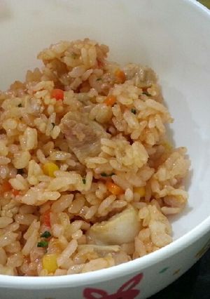 レンジで簡単♪お子様チキンライス♪-レシピのメイン写真