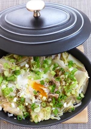 ストウブで白菜と豚のミルフィーユ-レシピのメイン写真