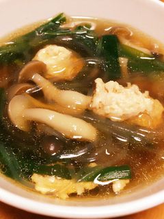 【簡単】鶏だんご入り春雨スープ-レシピのメイン写真