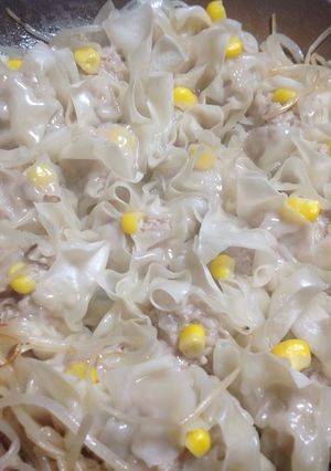 簡単☆フライパンで豆腐シュウマイ-レシピのメイン写真