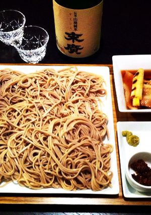 夏にお勧め、お蕎麦の豚せいろ-レシピのメイン写真