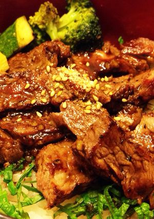 簡単さっぱり味♡ステーキ丼-レシピのメイン写真