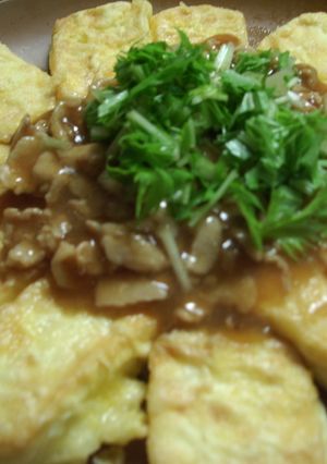 豆腐ソテー豚肉あんのせ-レシピのメイン写真