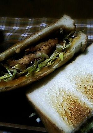 コメダ風網焼きチキンサンド-レシピのメイン写真