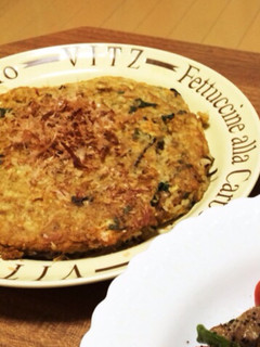サッパリ!ご飯と豆腐のお好み焼き-レシピのメイン写真