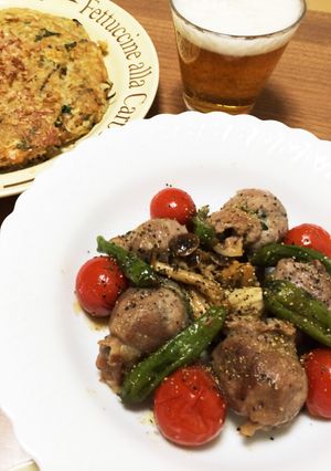 ミニトマトの豚肉巻き-レシピのメイン写真
