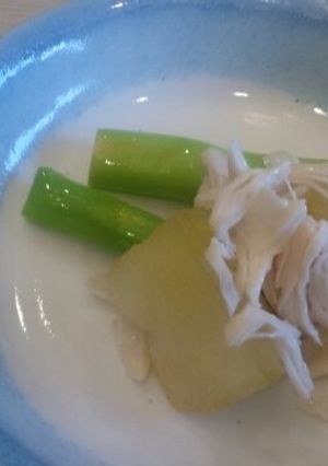 旬♪簡単とうがんアスパラ鶏ささみの煮物-レシピのメイン写真