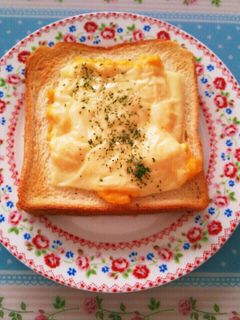エッグチーズトースト-レシピのメイン写真