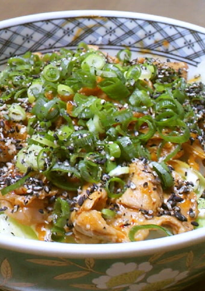 簡単！和風～豚キムチ丼-レシピのメイン写真