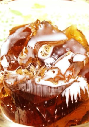 ヘルシースイーツ♪ どくだみ茶ゼリー-レシピのメイン写真