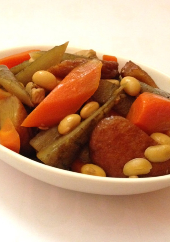 大豆をいれた旨煮-レシピのメイン写真