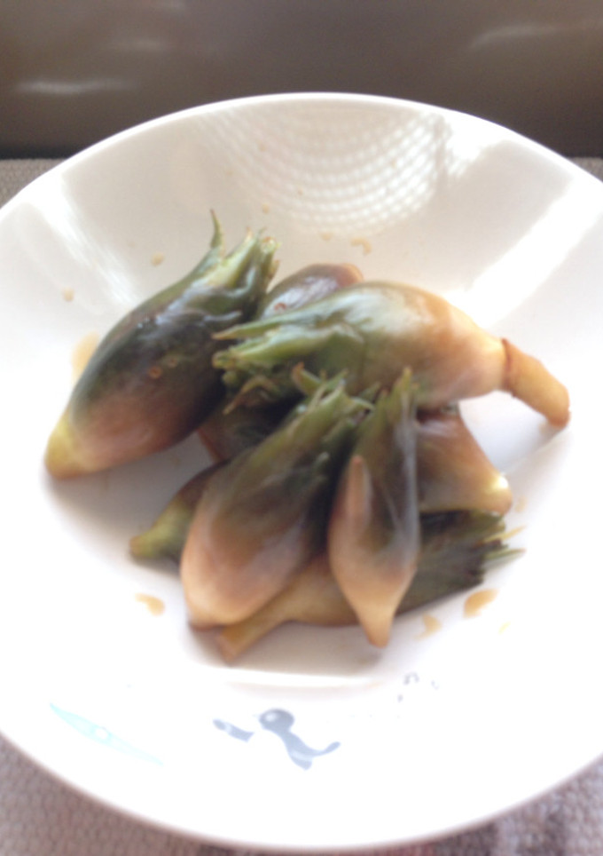 ミョウガ丸ごと醤油漬け-レシピのメイン写真