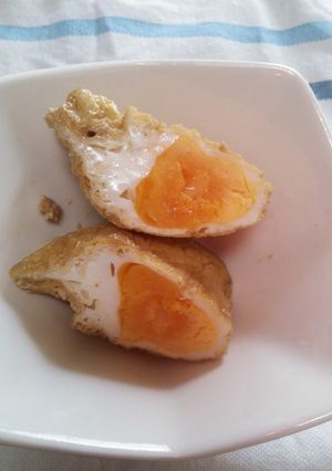 簡単！油揚げで卵煮-レシピのメイン写真