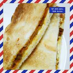 รูปของ 朝食ブランチ☆リメイクハヤシホットサンド