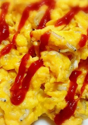 しらすとチーズ入りスクランブルエッグ-レシピのメイン写真