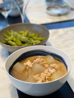 簡単とうがんの鶏そぼろあんかけ-レシピのメイン写真