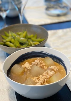 簡単とうがんの鶏そぼろあんかけ-レシピのメイン写真