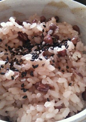 お赤飯-レシピのメイン写真