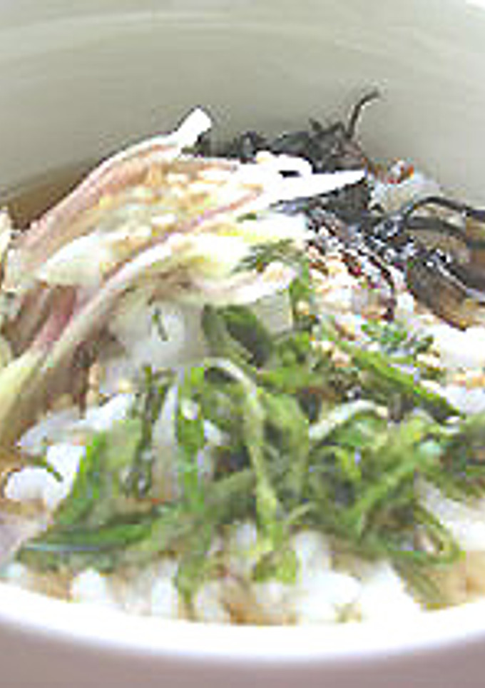 ◇夏の冷やし茗荷茶漬け◇-レシピのメイン写真