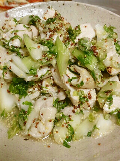 鶏むねとセロリのマスタードあえ-レシピのメイン写真