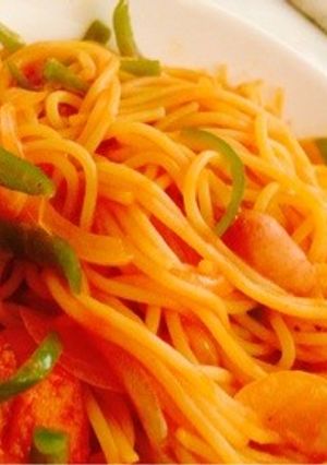 我が家のナポリタン-レシピのメイン写真