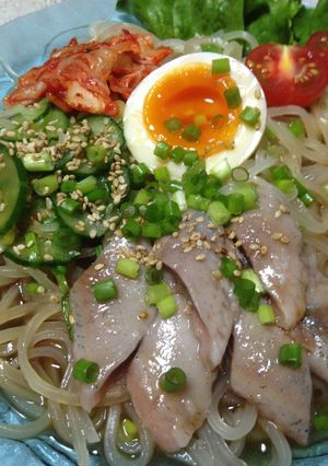 イワシのお刺身♪冷麺のトッピングに-レシピのメイン写真
