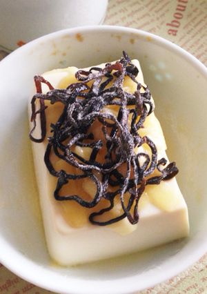 ほんのり塩味チーズのせ豆腐-レシピのメイン写真