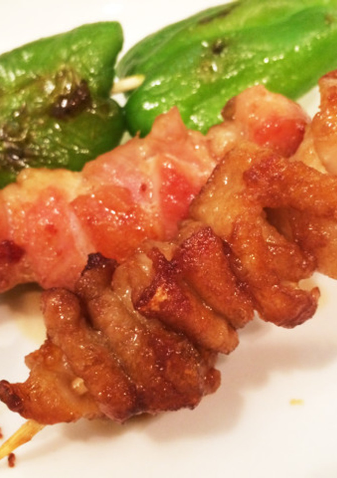 絶品！プロ直伝の鶏皮の串焼き！-レシピのメイン写真