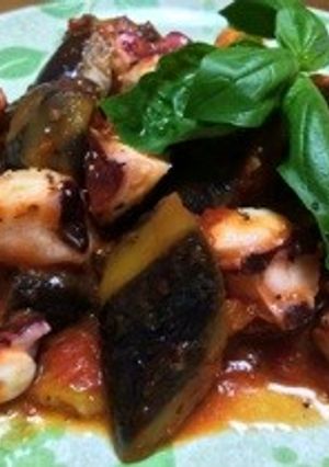 タコとナスのトマトソース-レシピのメイン写真