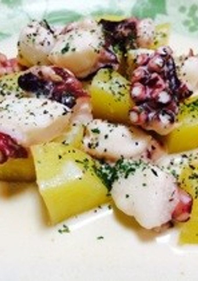 タコとポテトのクリームソース-レシピのメイン写真