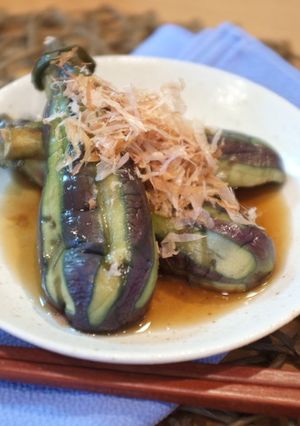 夏にさっぱり！蒸しなすのだし浸し♪-レシピのメイン写真