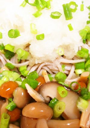 ★きのこたっぷり★ぶっかけおろし蕎麦-レシピのメイン写真