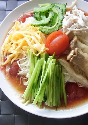 トマトが決め手☆そうめんつゆ-レシピのメイン写真