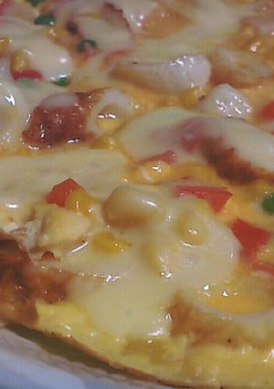 ミックスベジタブルのオープンオムレツ-レシピのメイン写真