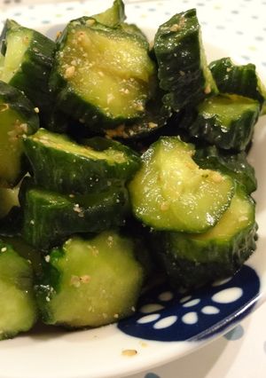 キュウリの胡麻サラダ♪-レシピのメイン写真