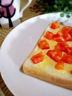 **トマトの簡単トースト**-レシピのメイン写真