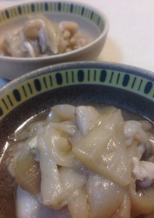 紅ずいきの炒め煮-レシピのメイン写真