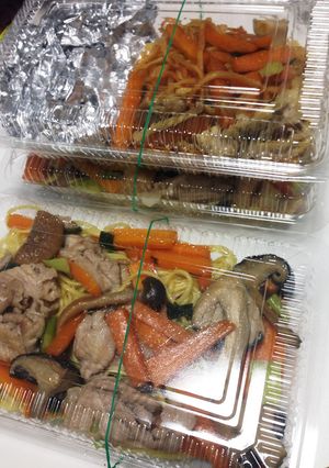 2段階で楽しむ♬塩&カレー焼きそば-レシピのメイン写真
