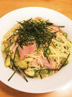 ナスとベーコンの和風パスタ-レシピのメイン写真