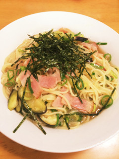 ナスとベーコンの和風パスタ-レシピのメイン写真
