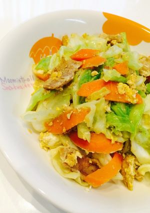 鶏皮で☆ぱぱっとキャベツ炒め-レシピのメイン写真