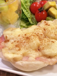カフェでハマったバナナチーズトースト-レシピのメイン写真
