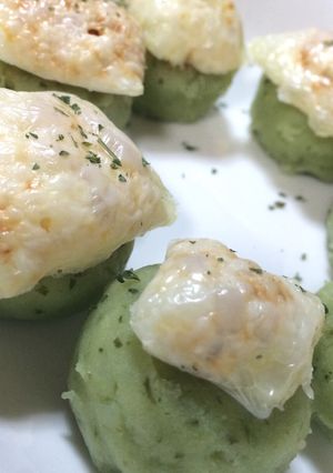 *バジルポテト*パリパリチーズのせ-レシピのメイン写真