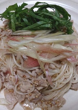 油そば風☆そうめん-レシピのメイン写真