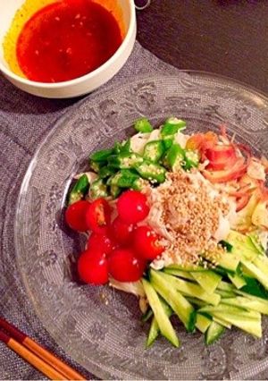 サラダそうめん*ピリッとさっぱり*-レシピのメイン写真