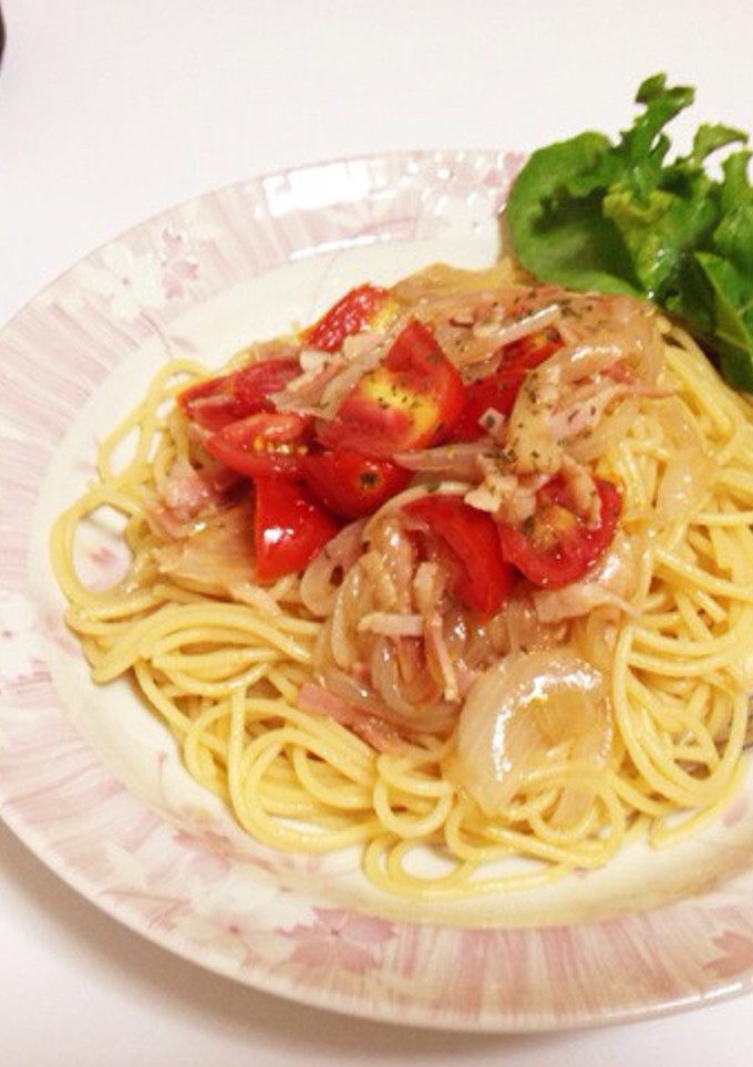 採れたてトマトと淡路玉ねぎの冷製パスタ-レシピのメイン写真