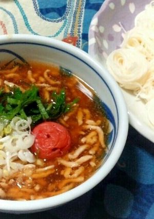 トロトロめんつゆで素麺♪-レシピのメイン写真